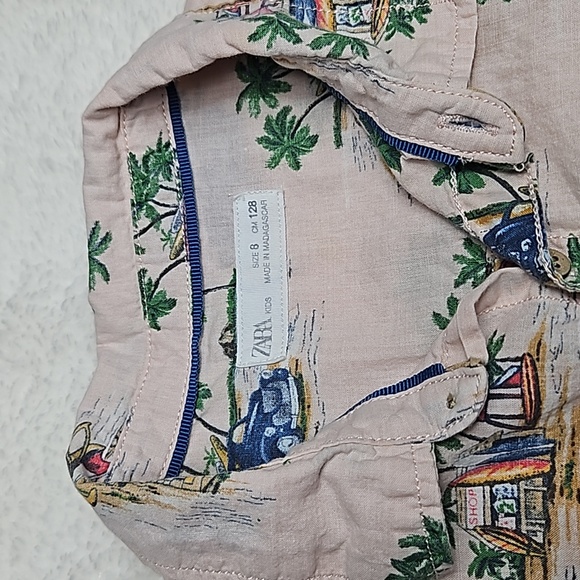 Zara Boys Beach Shirt - Picture 3 of 4